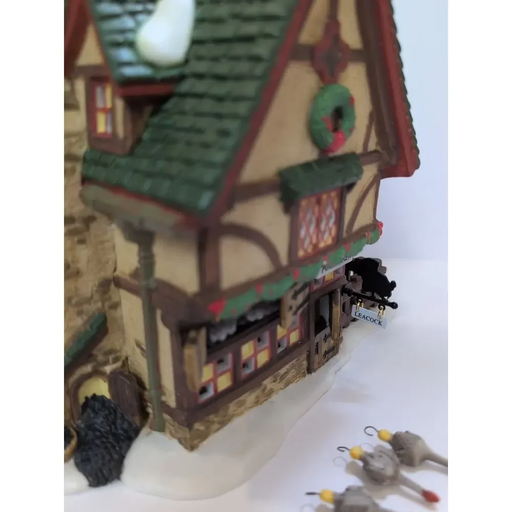 Dept 56‎ Dickens Village Series Leacock Poulterer Xmas Carol Revisited READ